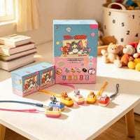 Tom & Jerry keycap charms with straps and blind boxes