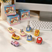 Tom & Jerry keycaps beside a desktop keyboard