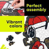 Vibrant colors and perfect puzzle assembly