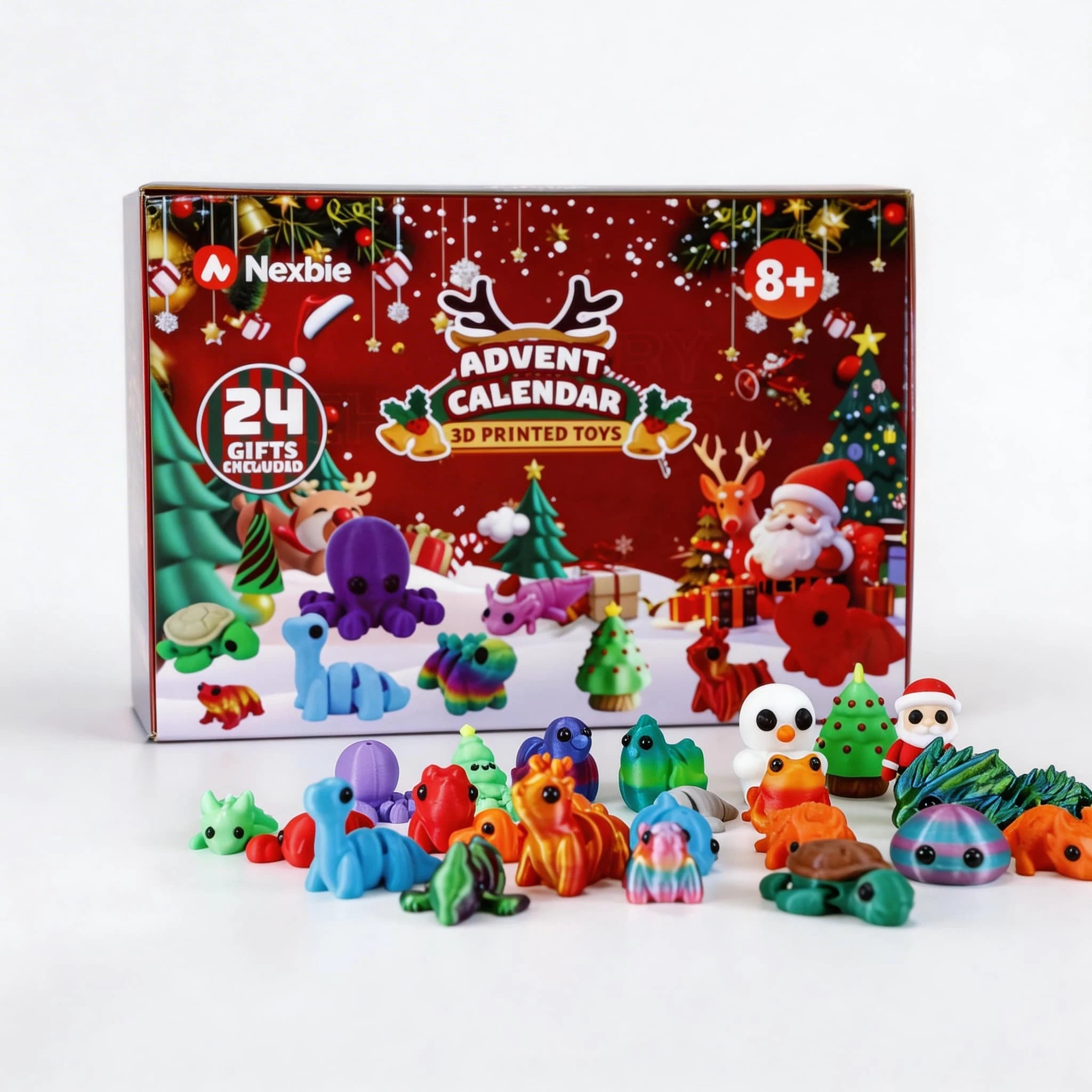 Animal Advent Calendar 3D Printed(24PCS)