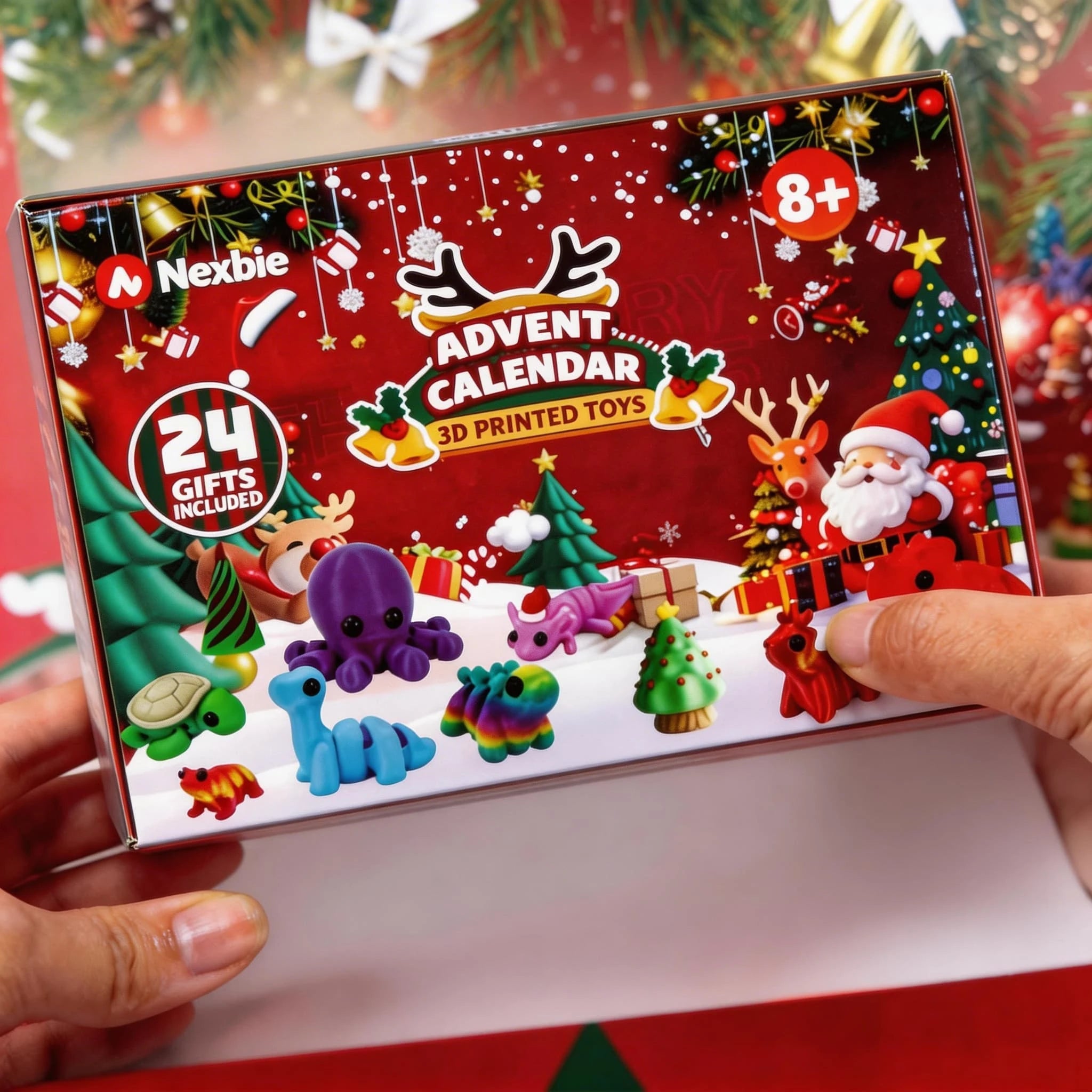 Animal Advent Calendar 3D Printed(24PCS)