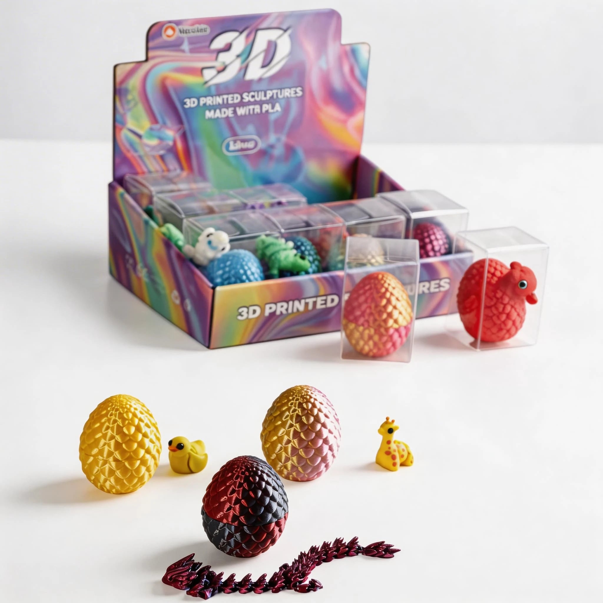 3D Printed Surprise Eggs(12Pcs)